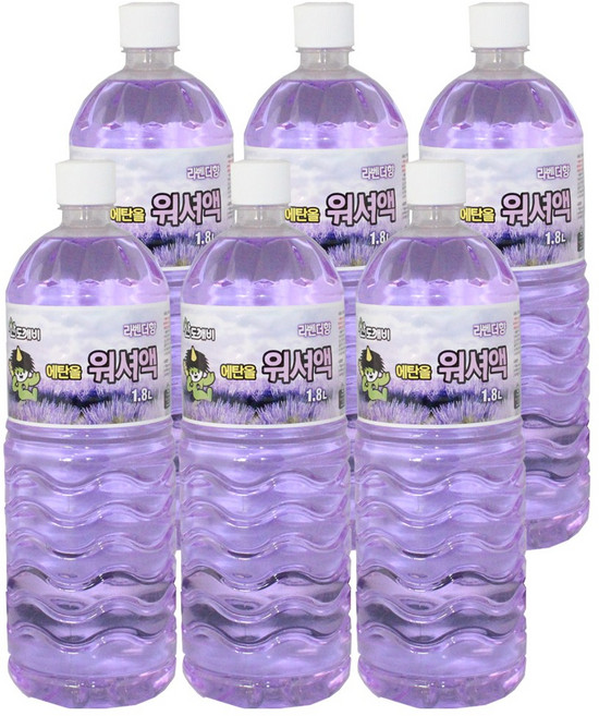산도깨비 워셔액 라벤다향 1.8L X 6개
