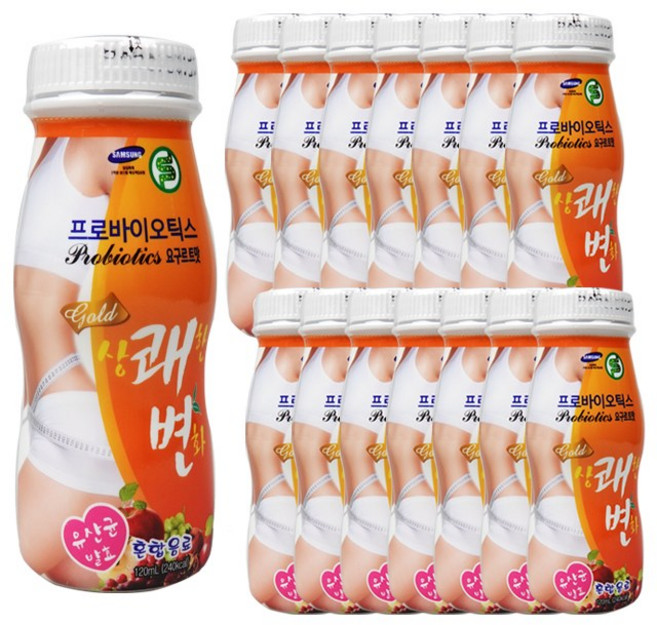 네오팜 골드 상쾌한 변화 프로바이오틱스 요구르트맛 기타건강음료, 120ml, 15개