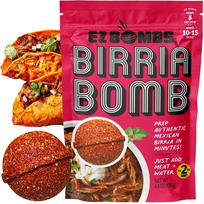 $EZ Bombs Birria Bomb 시즈닝 2팩