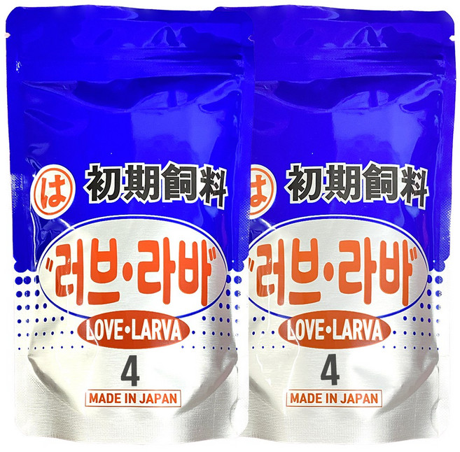 러브라바4호 잘먹는 구피사료 NO1 구피먹이, 70g, 2개