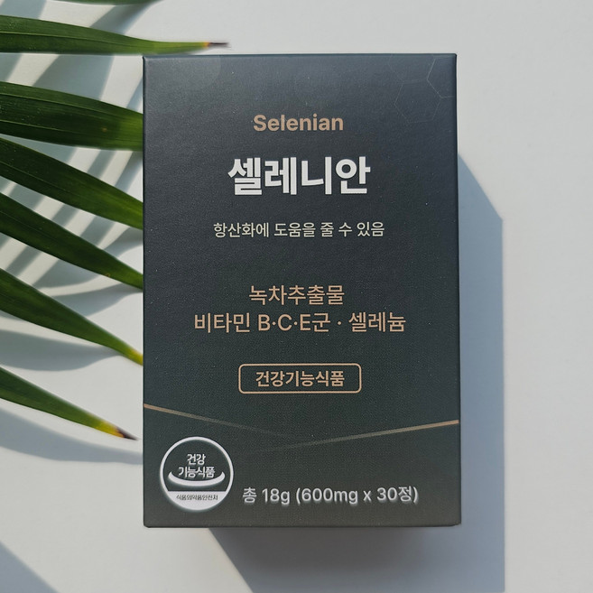 셀레니안 이너디셋 녹차추출물 셀렌 비타민B군, 30정