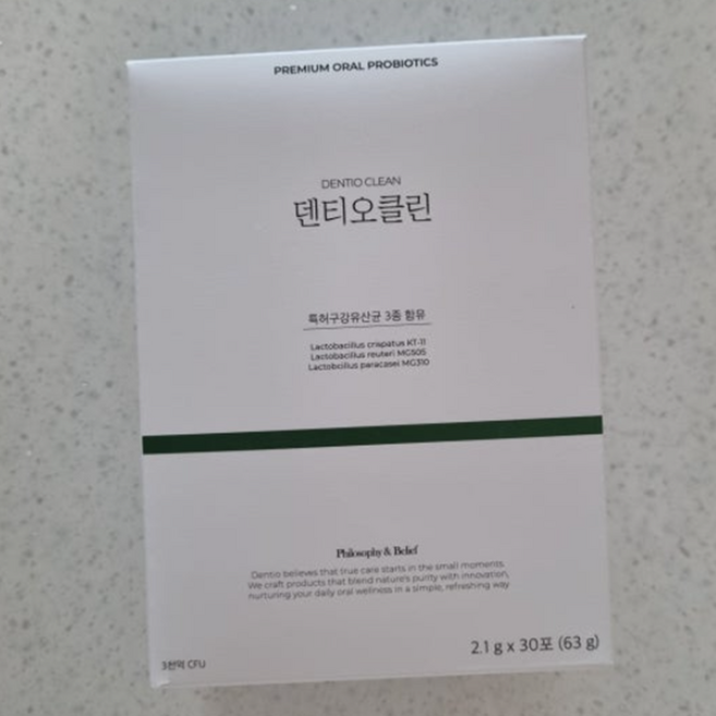 덴티오클린 분말 구강유산균, 30포, 2개