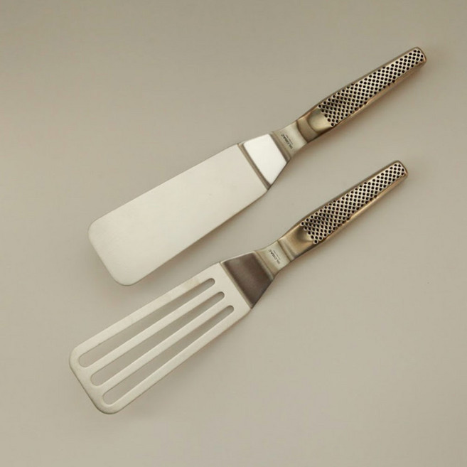 [정품] 글로벌나이프 뒤집개 GS-25 GS-26 올스테인리스 스텐뒤지개, GS-25 평평한 (Plain), 1개, 실버