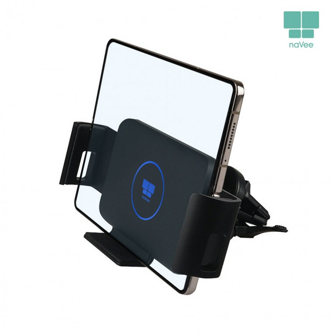 갤럭시 폴드7 차량용 무선충전기 고속충전거치대 엔브이육십육, 상세페이지 참조, NV66-WCC10Q