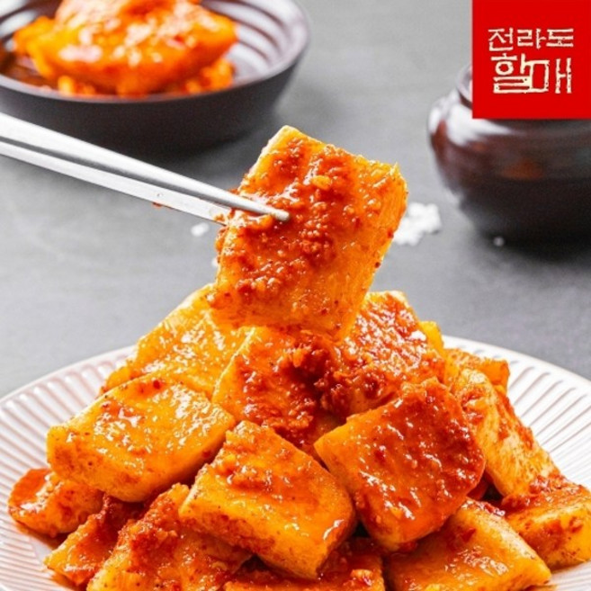 전라도할매 국내산 원재료 프리미엄 별미 석박지 1kg, 1개