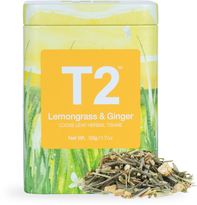 T2 레몬그라스진저 루즈리프 잎차 티투, 50g, 1개, 1개입