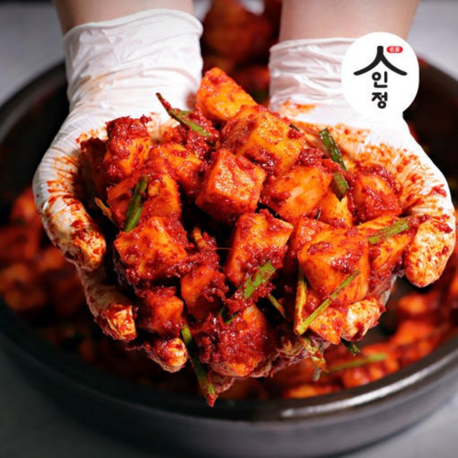 [인정김치] 깍두기 국산 무우, 10kg, 1개