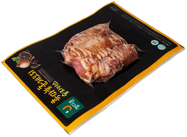 훈연하여 쫄깃한 국내산오리훈제 무항생제오리훈제 슬라이스 흑마늘 400g, 1개