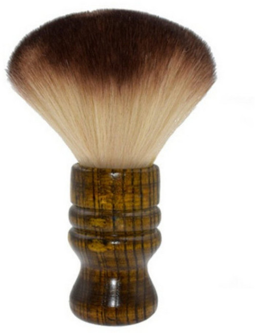 머리카락 털이개 얼굴 넥털이 넥더스터 미용실 원목 브러쉬, 1개