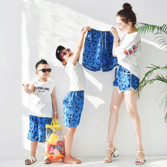 코코드림 패밀리룩 커플 유아동 비치바지 보드숏