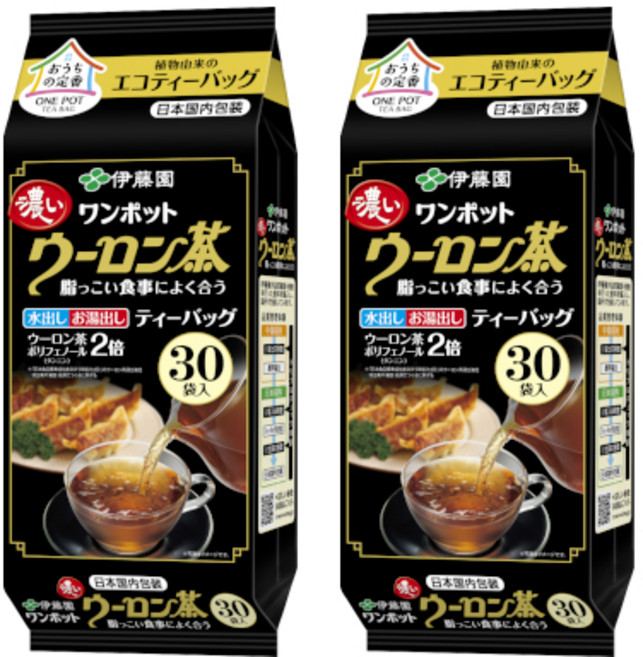 이토엔 진한 우롱차 에코티백, 5g, 30개입, 2개