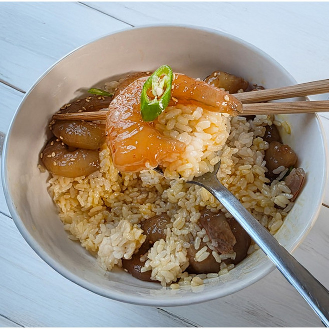 편리한 깐 새우장 양념400g+간장400g 밥반찬, 1세트, 800ml