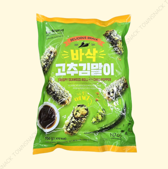 이마트 바삭 고추김말이 700g 아이스박스 포장, 1개