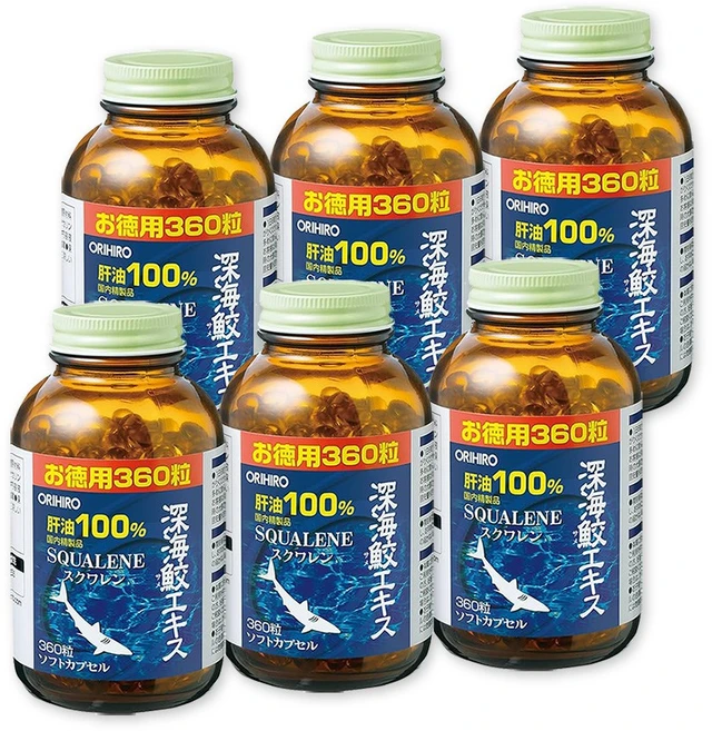 간 건강식품 심해상어 정제어유 오리히로 360정x6개, 360정, 6개 - 쿠팡