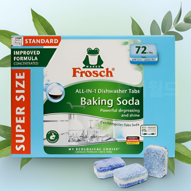 프로쉬 베이킹소다 식기세척기세제, 1.296kg, 2개