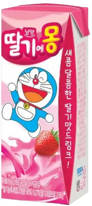 딸기에몽 190ml x 24개