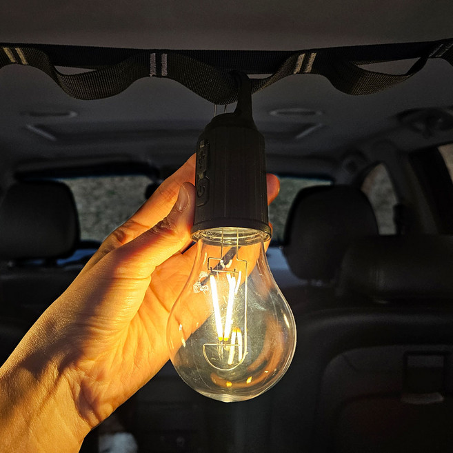 레모토 알다마 충전식 캠핑랜턴 차박 알전구, 01.전구 1개(단품), 1개, 블랙