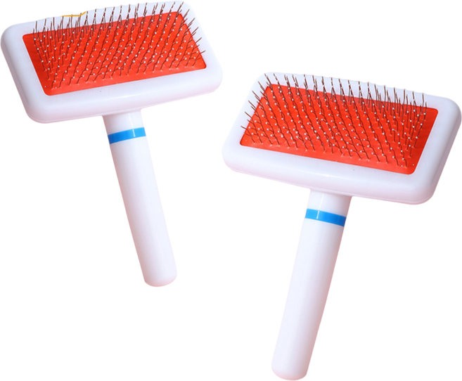 반려동물 털 제거 브러쉬장모단모 공용 강아지빗, 2개, 13*10*5.5cm