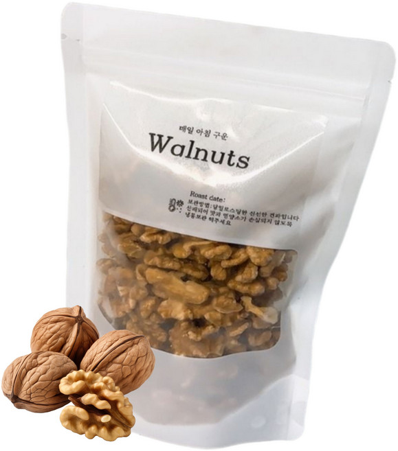매일 아침 세척 당일로스팅 구운 호두 500g 당뇨 임산부 다이어트 견과류, 1개