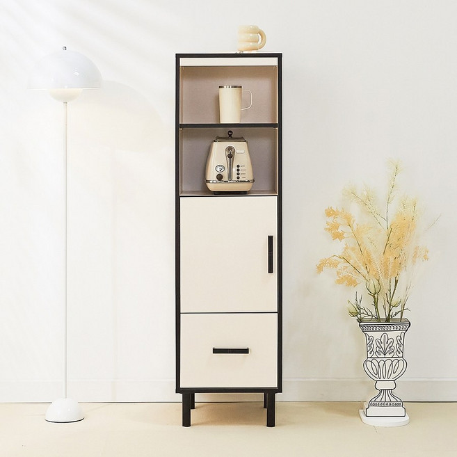 모먼트 400 수납장 냉장고장 빌트인 냉장고 수납장 주방 틈새장