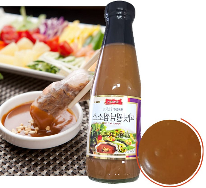 달콤한 월남쌈 소스 땅콩 피넛 230gx3찍먹 오리훈제고기 라이스페이퍼요리 샤브샤브 양념, 230g, 3개