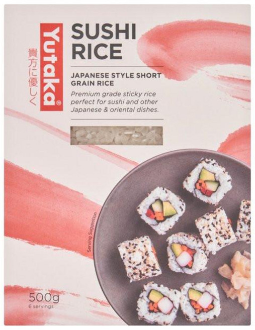 Yutaka 유카타 스시 라이스, 6개, 500g