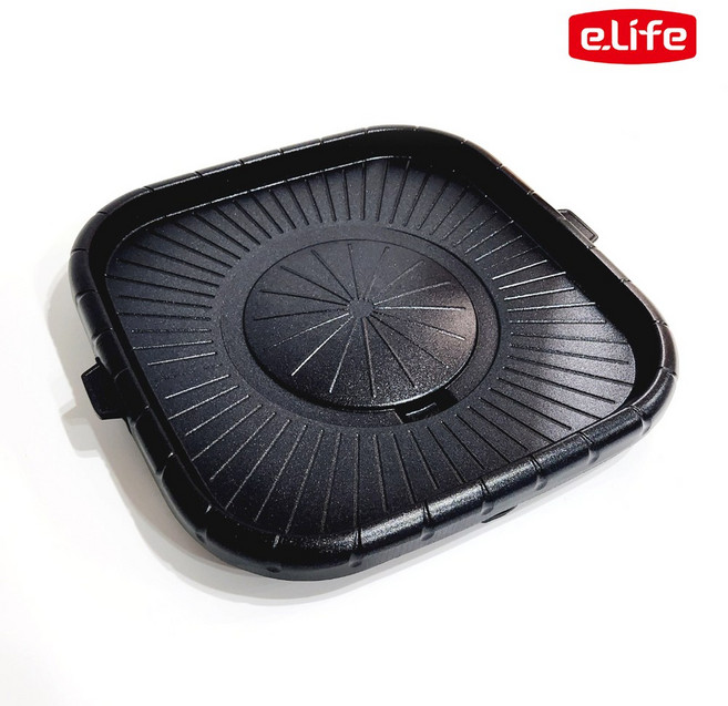 롯데이라이프 멀티팬 완판 사각 고기불판 캠핑 390mm x 360mm, 상세 설명 참조, 1개