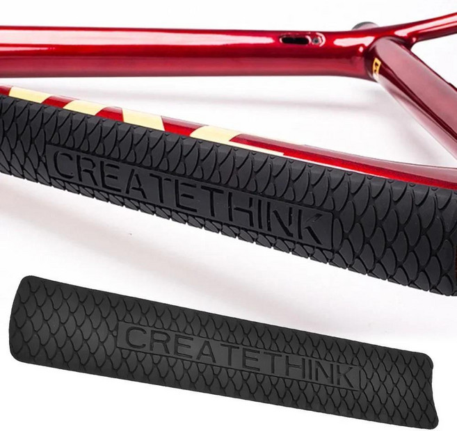 자전거 범용 프레임 보호 스티커 다운튜브 프로텍터 실리카 젤 MTB 도로 사이클링 액세서리 부품, 1개