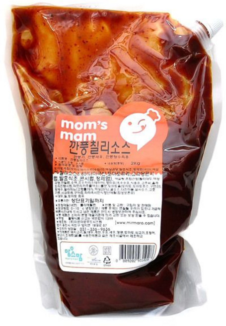 깐풍칠리소스 2Kg 대용량 냉장 맘스맘, 1개