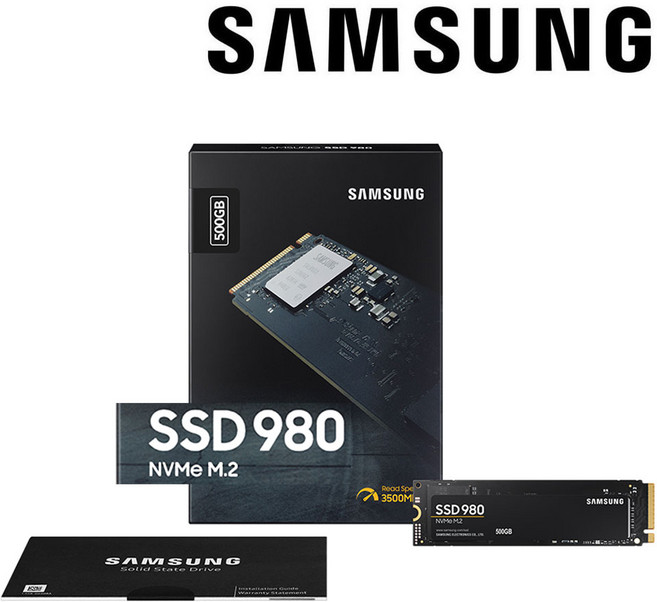 삼성전자 SSD 980 500GB NVMe M.2 2280, MZ-V8V500BW