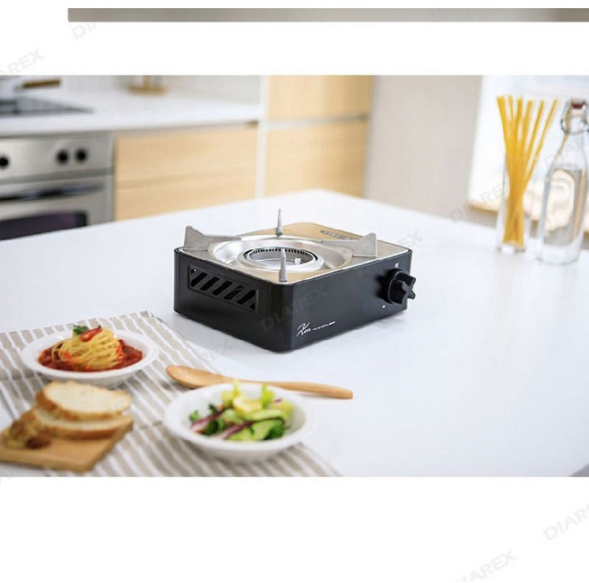 KOVEA X-ON 迷你卡式爐 韓國製造 2.4kW, 1個, 曜石黑 KGR-2007BK, 曜石黑