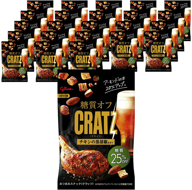 글리코 크래츠 치킨 흑후추풍, 42g, 24개