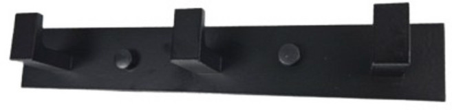 모던 벽옷걸이 벽걸이행거, 1개, 3구