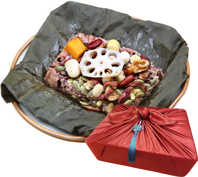 거궁 착한 연잎밥(10+2) 선물세트 구성(보자기+노리개) 명절 추석 설날 선물세트, 12개, 270g