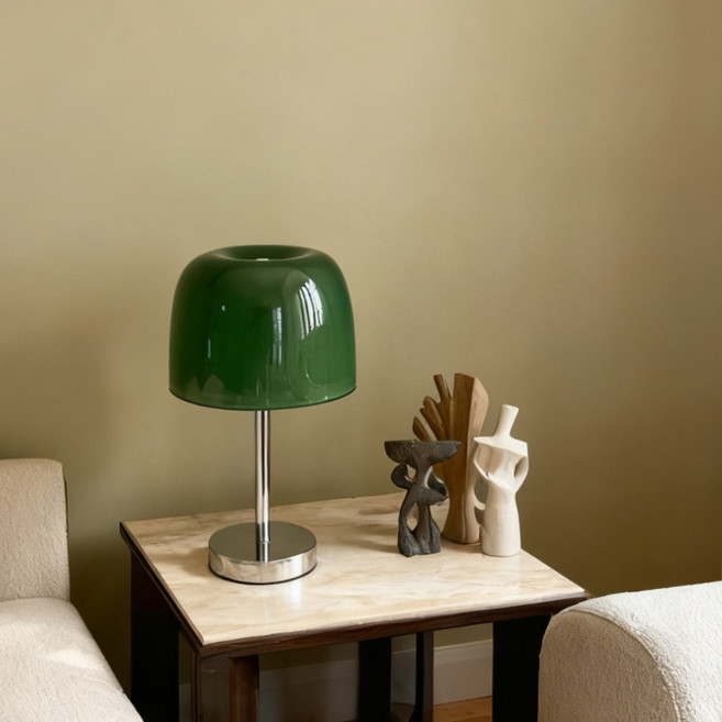 에이무드 머쉬룸 미드센츄리 스탠드 조명, 딥 그린