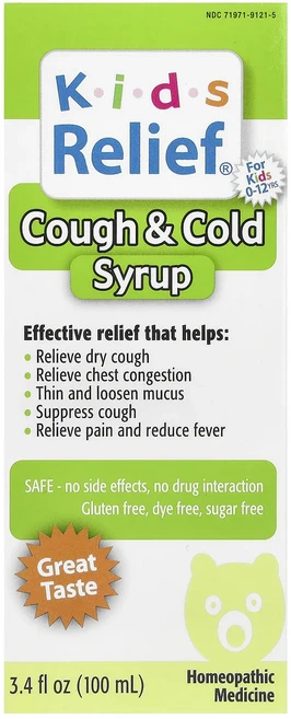 헁복하고 건강하세요 Homeolab USA Kids Relief 기침 및 감기 시럽 만 0~12세 어린이용 100ml(3.4fl oz) 늘 챙기셔야합니다, HomeolabUSAKidsRelief기침및감기시럽만0 - 쿠팡