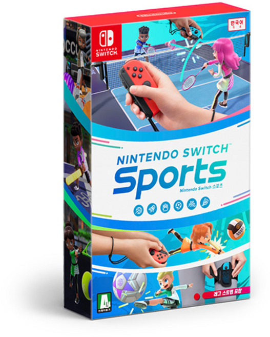 닌텐도스위치 스위치 스포츠 래그스트랩 포함 / 새상품, 게임팩+아키토모스포츠세트
