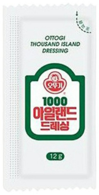 오뚜기 1000 아일랜드 드레싱 12g 일회용, 300개