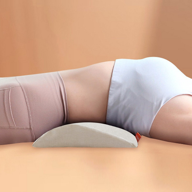 닥터폼 높이조절 허리베개 기능성 국내생산 요추베개, 소프트타입, 1개, 베이지