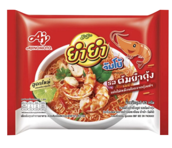 Ajinomoto અમ યમ Jumbo 泰式冬蔭功口味 泡麵, 1個