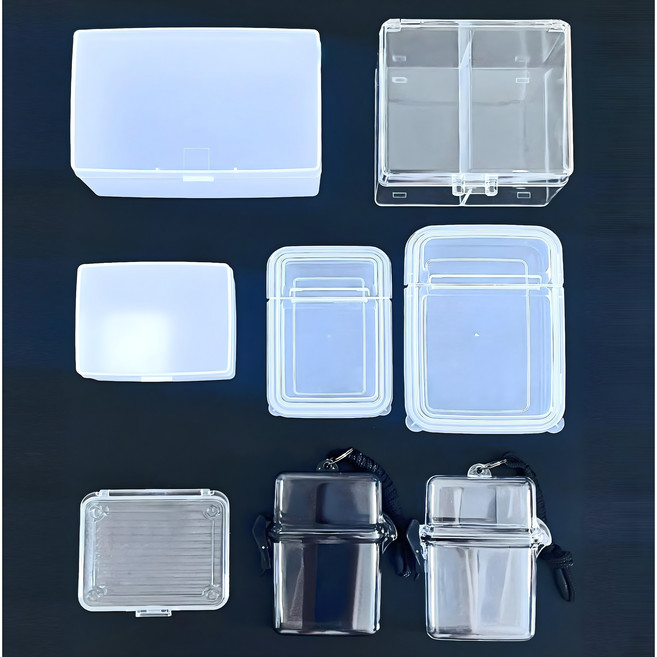 [사은품증정] 포카통 포토카드 포카 슬리브 보관함 투명 케이스 포카 정리함 포카슬리브 탑로더 화장품 악세사리 주얼리 소품 정리함 도무송 통 보관함, 반투명포카통(S), 1개