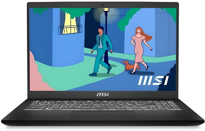 MSI 2025 모던 15 포스 라이젠5 라이젠 7000 시리즈, Pure Black Colour, 512GB, 16GB, WIN11 Home, Modern 15 포스 B7M-R5