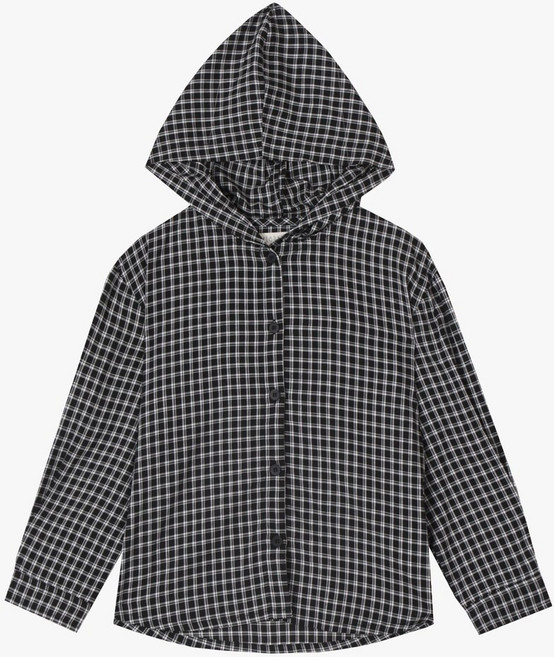 일로딜로 산본점 25년 봄 주니어 아동 공용 초등학생 시원한 소재 모던후드체크셔츠