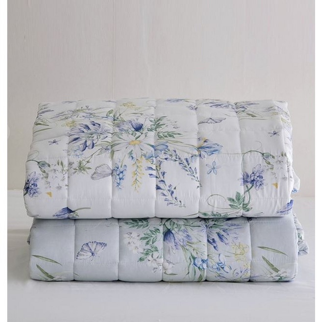 (세탁망 증정) 따시온이불 프리미엄 친환경 이불 모달이불 간절기 40 트윌 플라워 이불 알러지케어 차렵이불