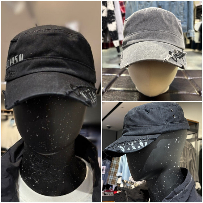 버커루 공용 커팅 자수로고 군모_US