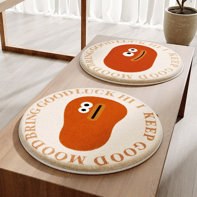 해피유통 귀여운 동물 캐릭터 디자인 어린이 및 성인용 매트 소파용 방석 쿠션, 30*30센티미터., 26