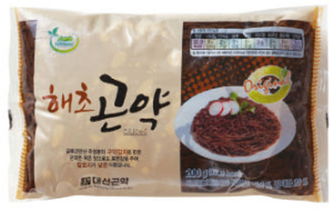 대신 해초곤약 실온, 1개, 200g