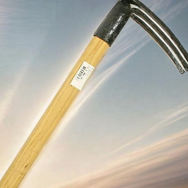 미니쇠스랑 삼지창 밭갈이 텃밭관리 소형 농기구, 1개