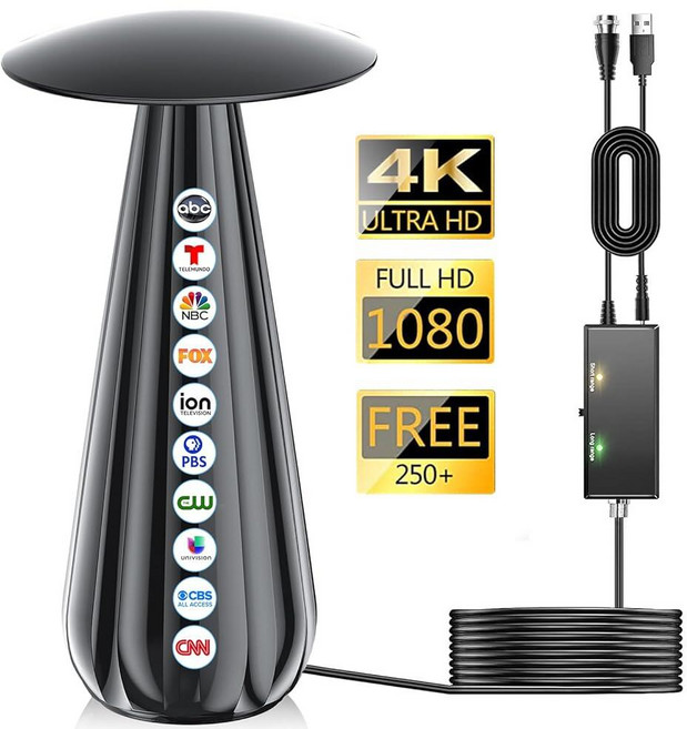 3600+ Miles Range TV Antenna Indoor 2026 Digital Antenna for Smart TV HDTV Antenna for Local Cha, 3600+ Miles Range TV Antenna I