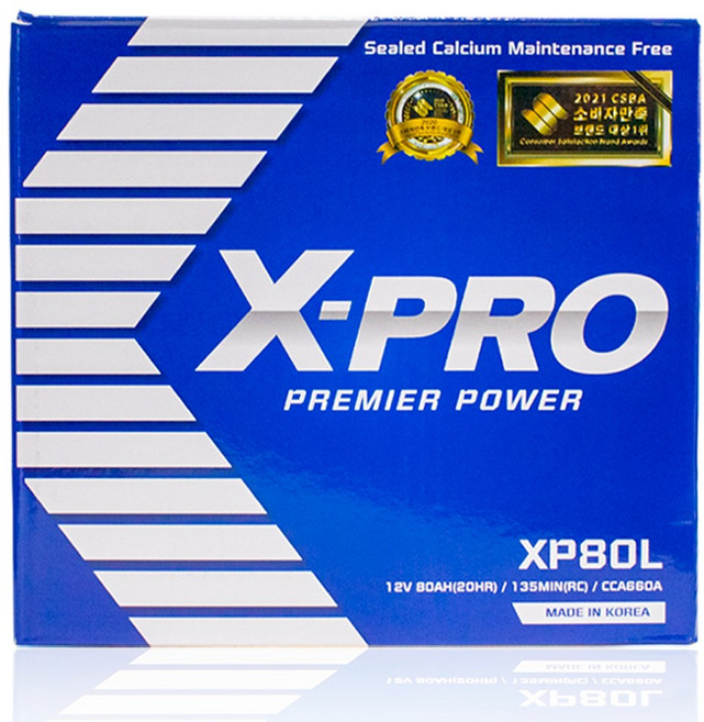 그랜저 XG TG HG EF NF YF 소나타 포터전기차 봉고3(전기/LPG) K5(-15) K7(-15) 로체 델코 DF80L 로케트 GB80L 한국아트라스 HK80L 보쉬80L, 1개, 엑스프로 XP80L 면장갑+폐전지반납 공구대여